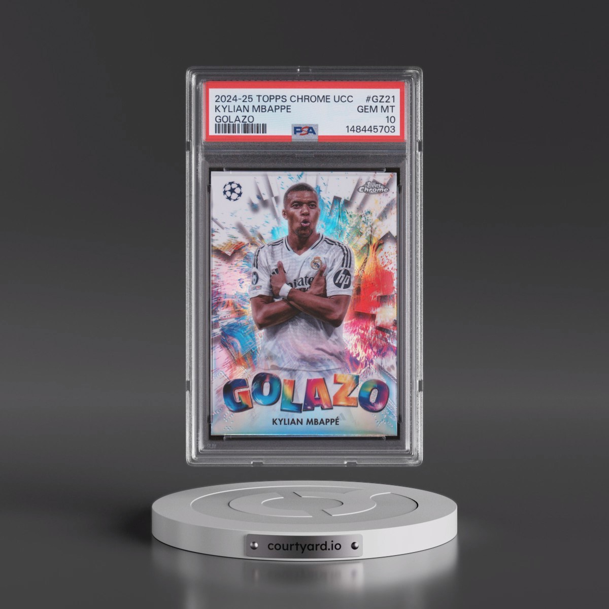 2024-25 Kylian Mbappe - Soccer Topps Chrome UEFA Club Competitions